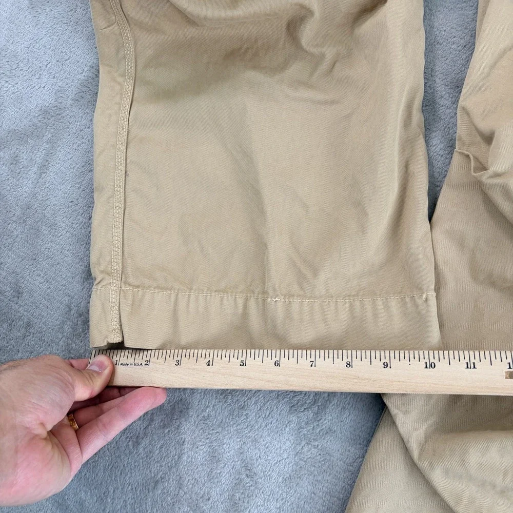 Vintage Y2K Banana Republic Paratrooper Baggy Cargo Pants in Beige Men 34x31